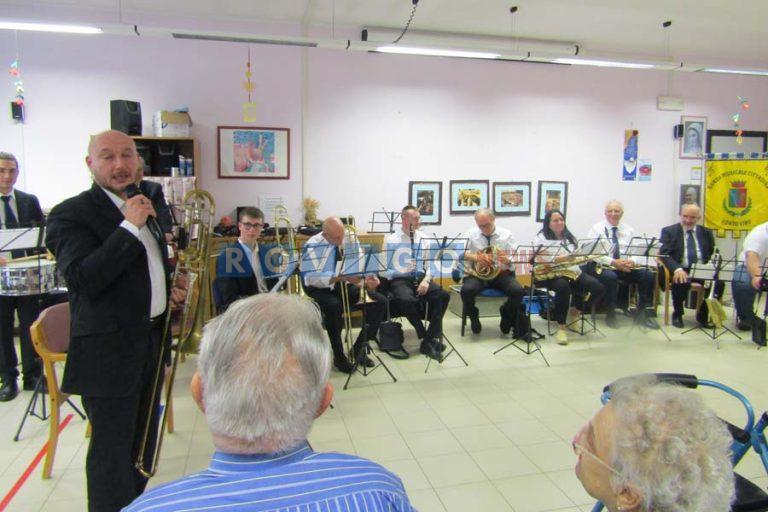 La Banda Musicale cittadina di Porto Viro al Centro Servizi Villa Tamerici