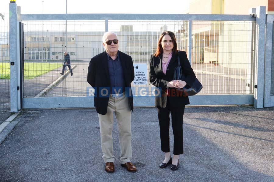 Nadia Romeo e Guido Pietropoli hanno visitato il carcere di Rovigo