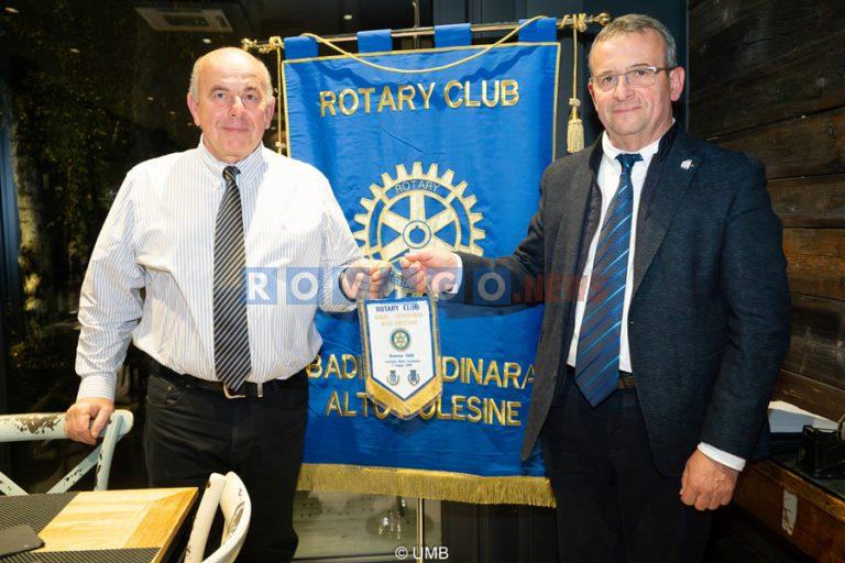 Beretta ha parlato al Rotary della condivisione dei bisogni per dare senso alla vita