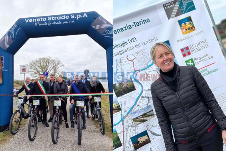 Ciclovia Ven-To Venezia-Torino, inaugurato il primo lotto a Rosolina