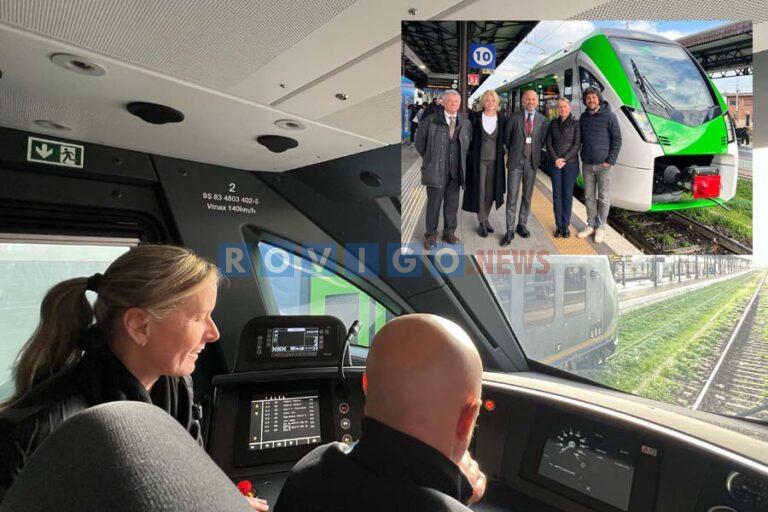 Viaggio inaugurale del primo treno ibrido Verona-Rovigo