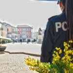 Polizia di Stato in piazza a Rovigo in occasione della Festa della donna